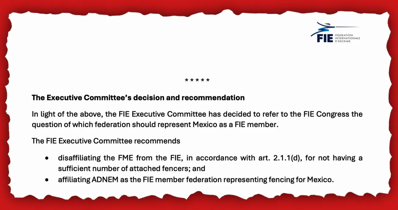 Madness has a name: FIE