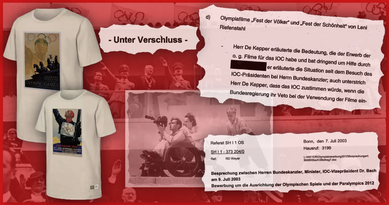 Olympic Heritage: Coventry's failure, the Olympic Shop, the Riefenstahl films, the Nazi Olympics, motorways and German Olympic bids