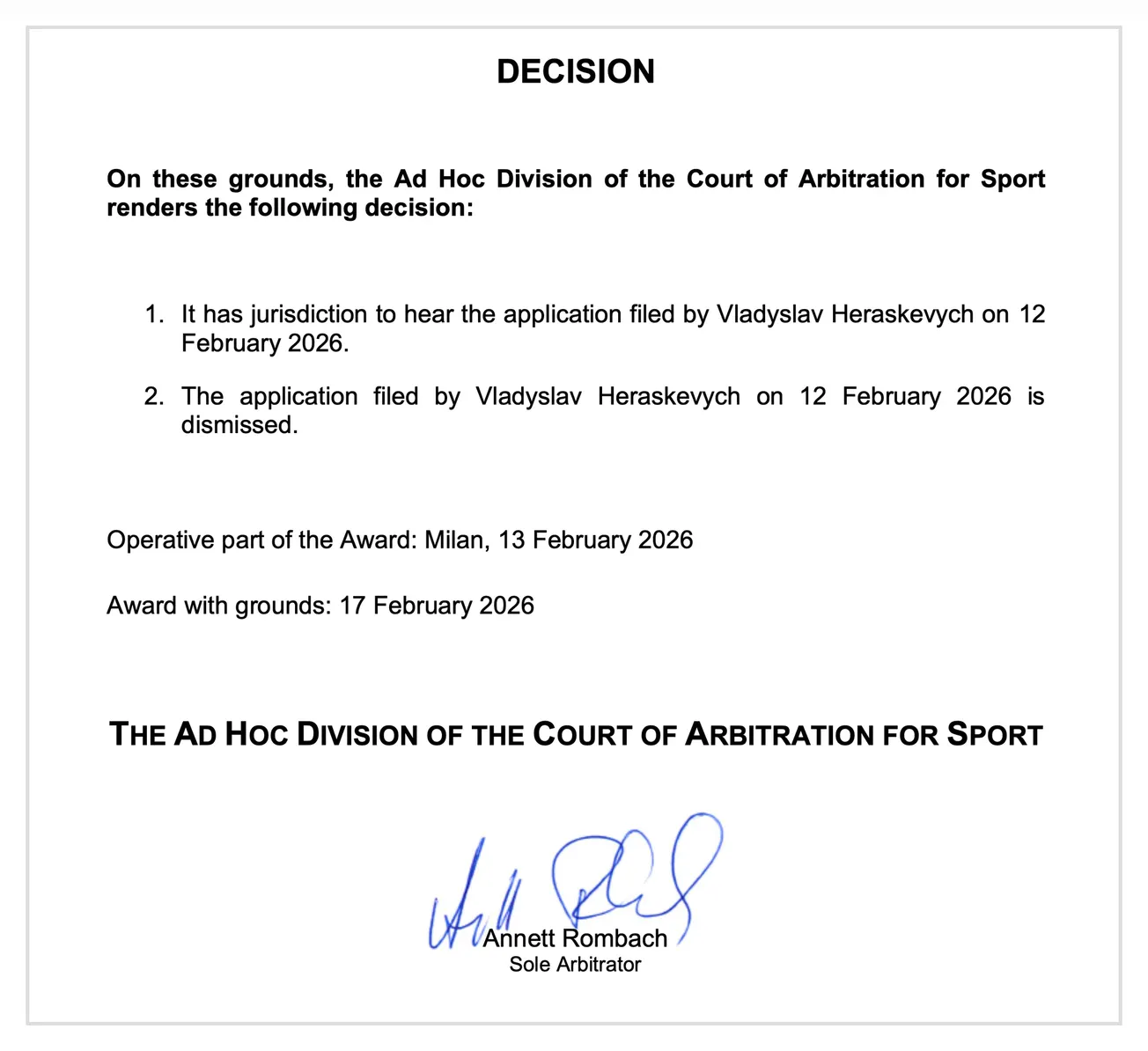 Heraskevych case: once again, the IOC has deceived the world – and media outlets worldwide have fallen for it