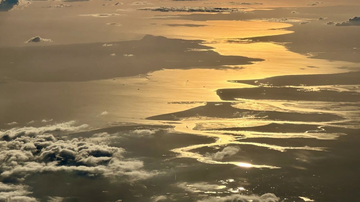 The Solent in the golden hour