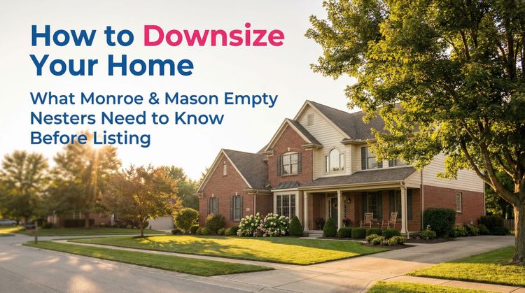Downsizing in Monroe or Mason: What Empty Nesters Need to Know Before They List