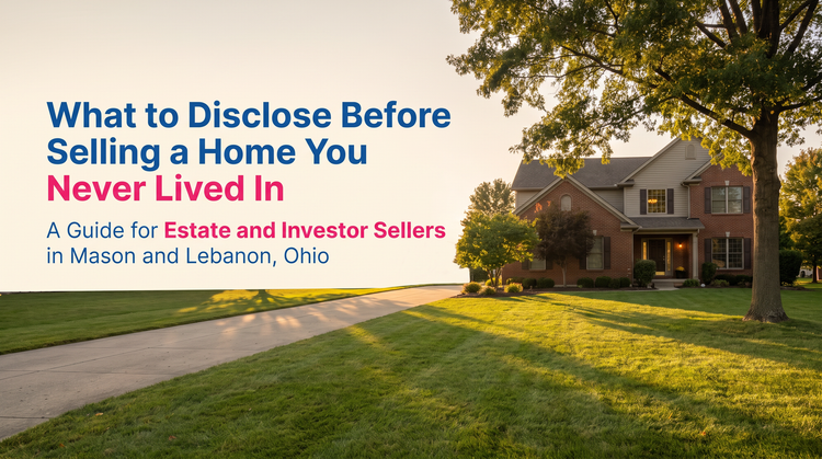 How to Sell a Home You've Never Lived In: What Investor and Estate Sellers in Mason or Lebanon Need to Know