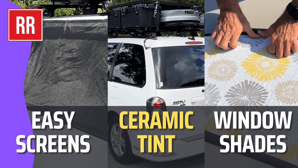 DIY Van Window Setup That Actually BLOCKS THE HEAT! Plus, easy bug screens.