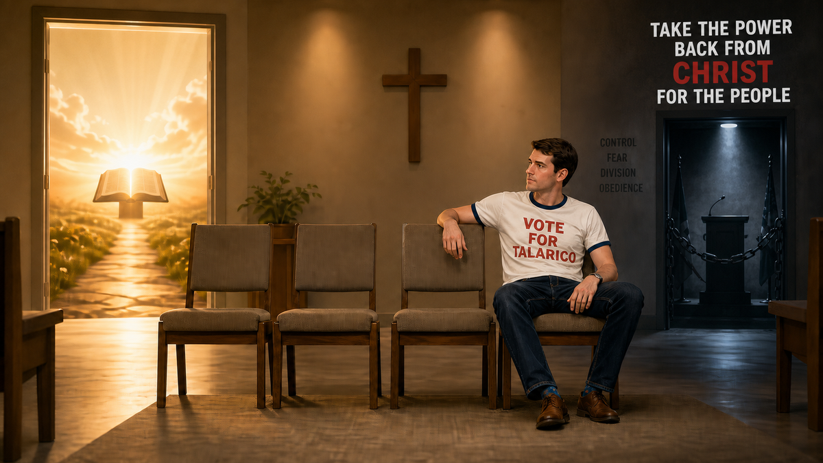 The Fourth Chair: The Dangers of James Talarico Rewriting God in the Image of the Voter