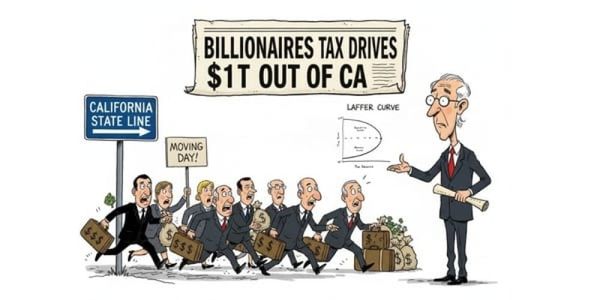 Whose Laffing Now, California? How a Napkin Predicted California's $1T Exodus