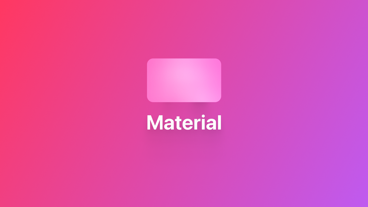 使用 Material 导致的卡顿问题