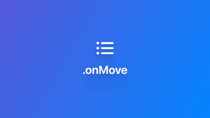 List｜使用 .onMove 添加拖拽排序功能