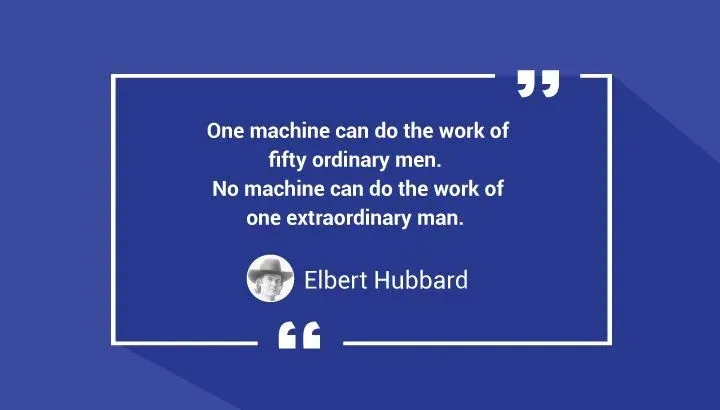 Elbert Hubbard quote