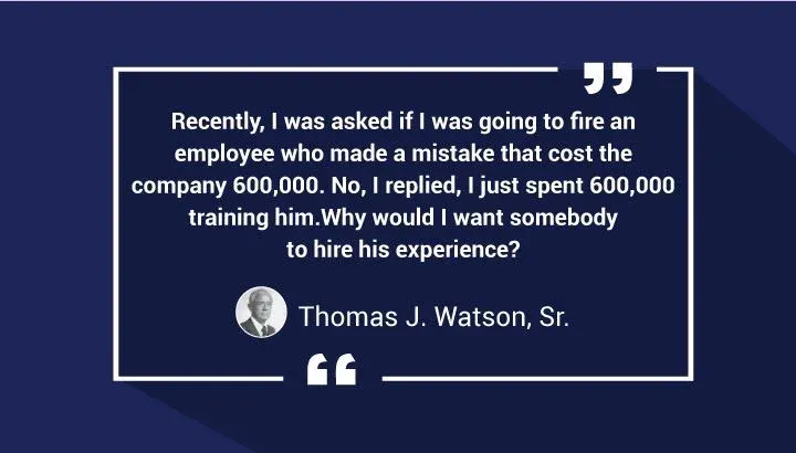 Thomas J. Watson quote