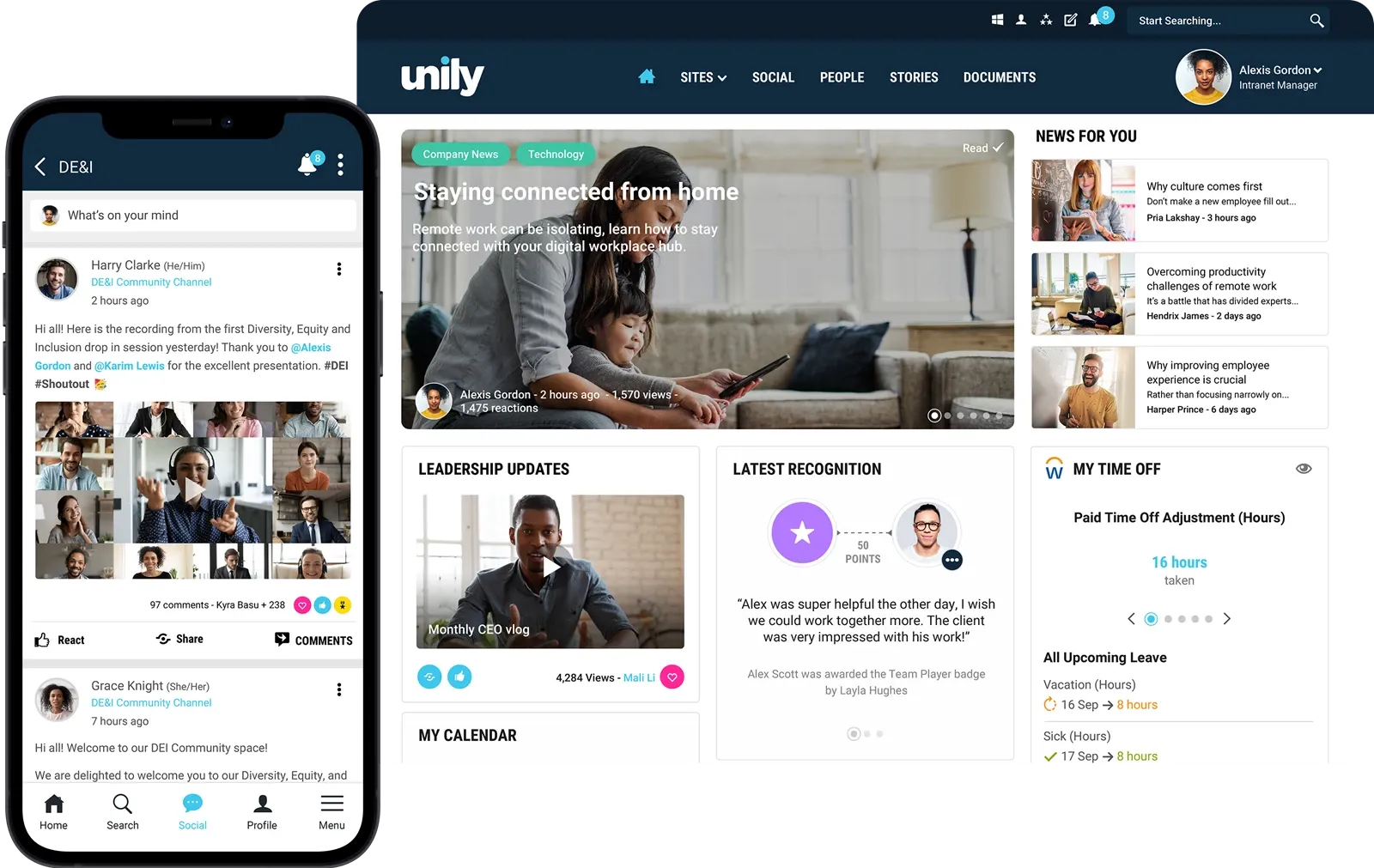 Unily: A people-centric intranet platform