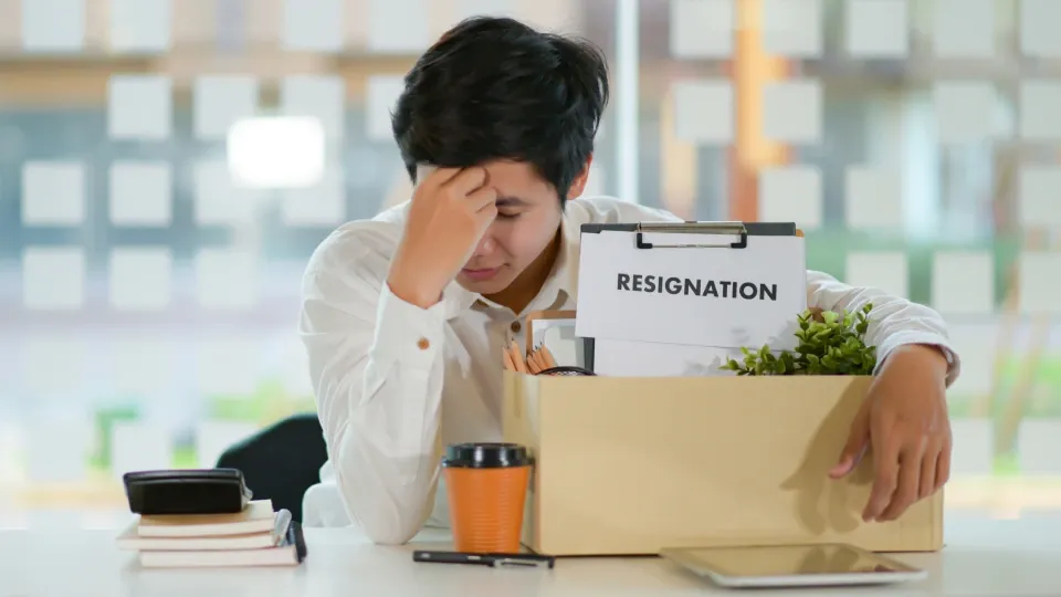 Employee Resignation stock photo