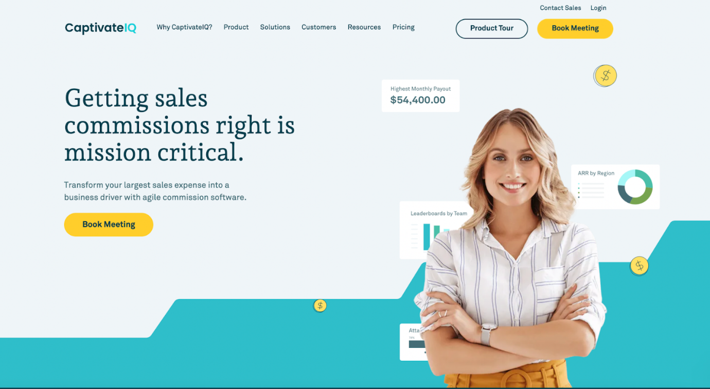 CaptivateIQ sales commission software