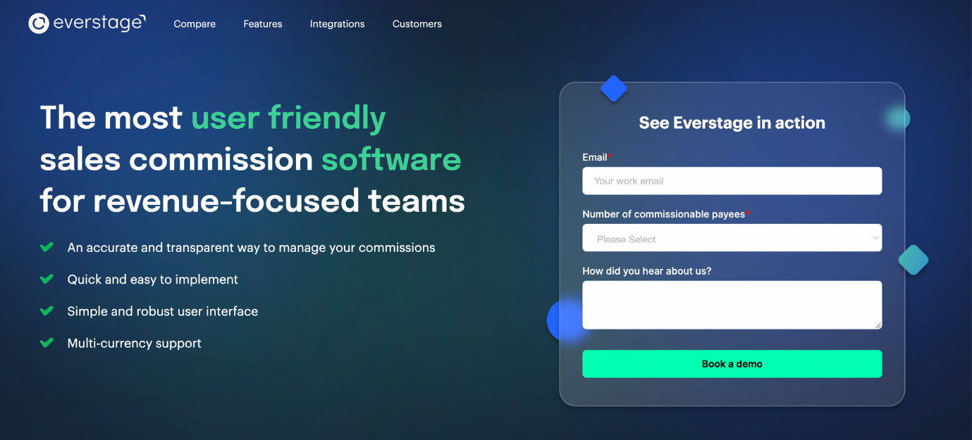 Everstage sales commission software
