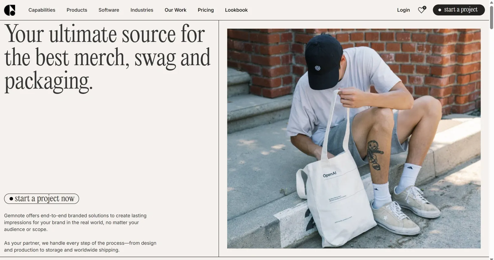 Swag companies - Gemnote