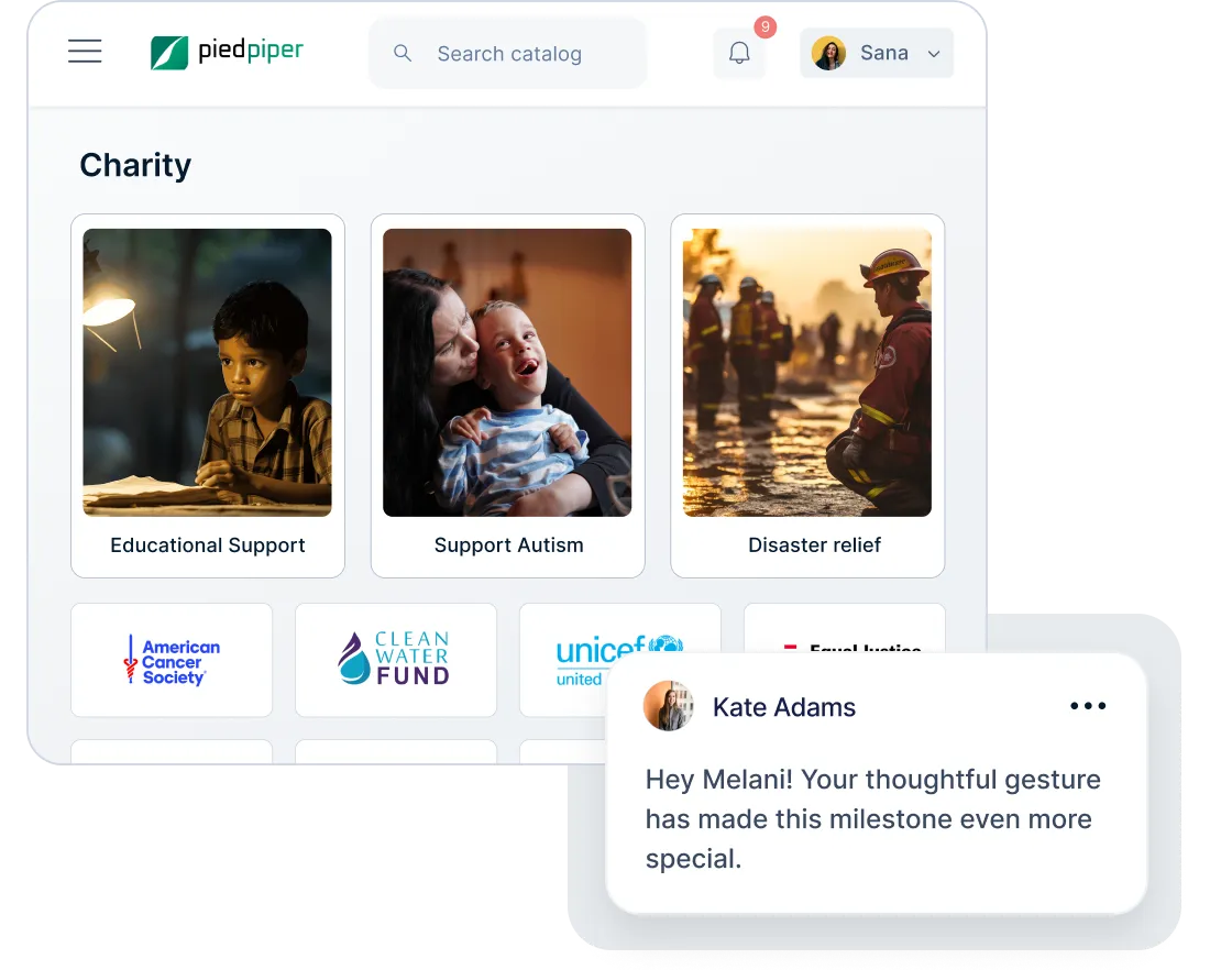 empls charity dashboard