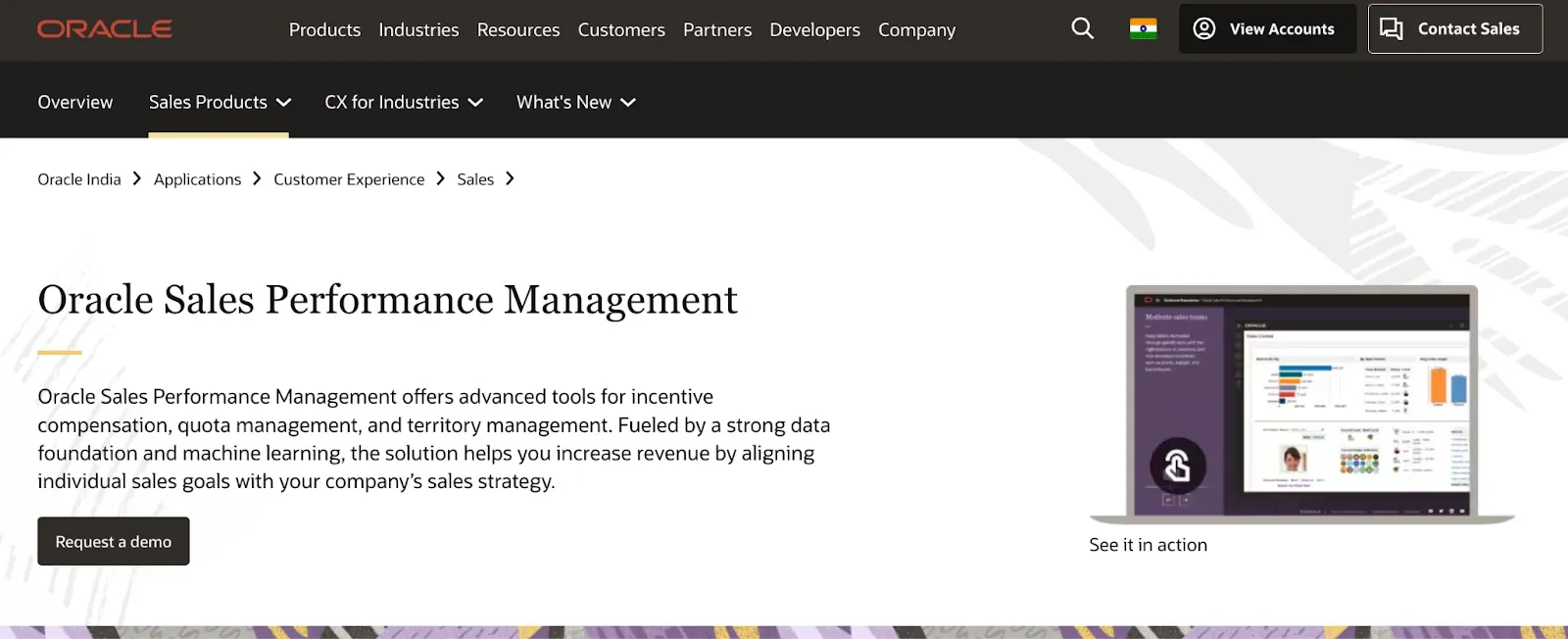 Oracle Sales Performance Management
