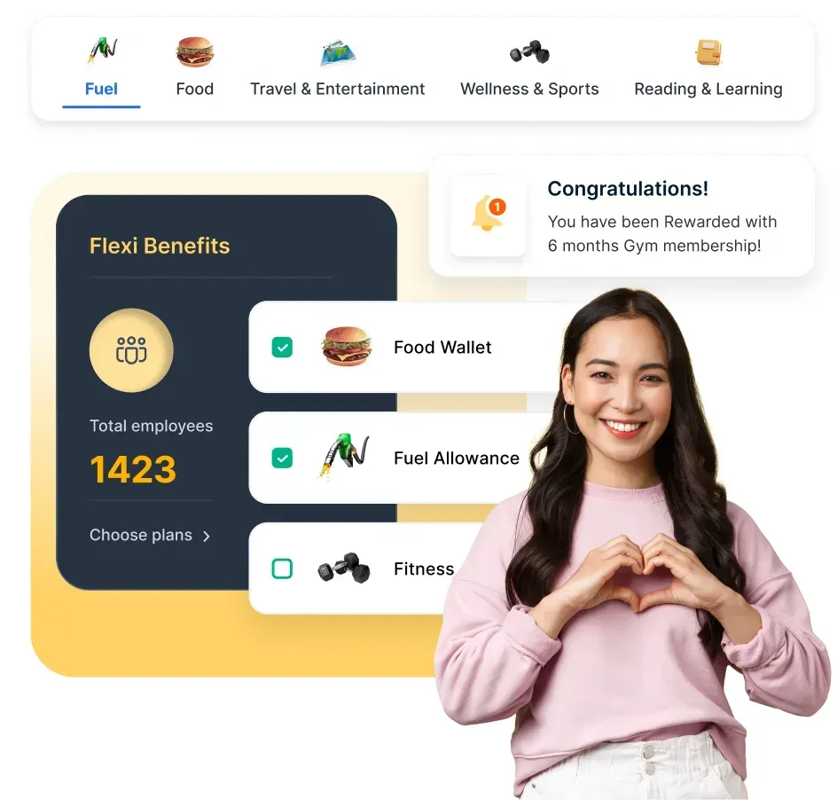 Offer rewards, perks, and wellness benefits