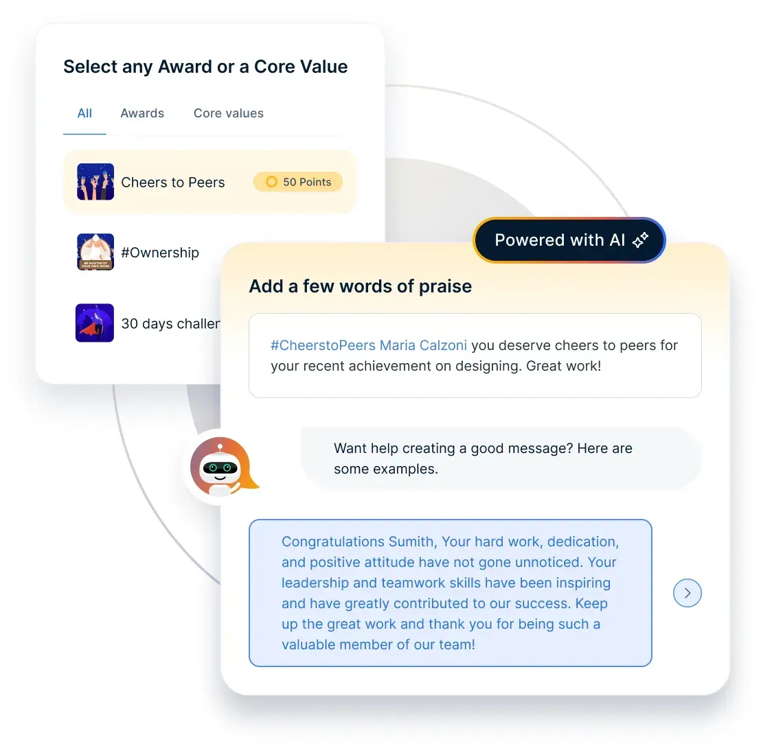 Encourage written appreciation