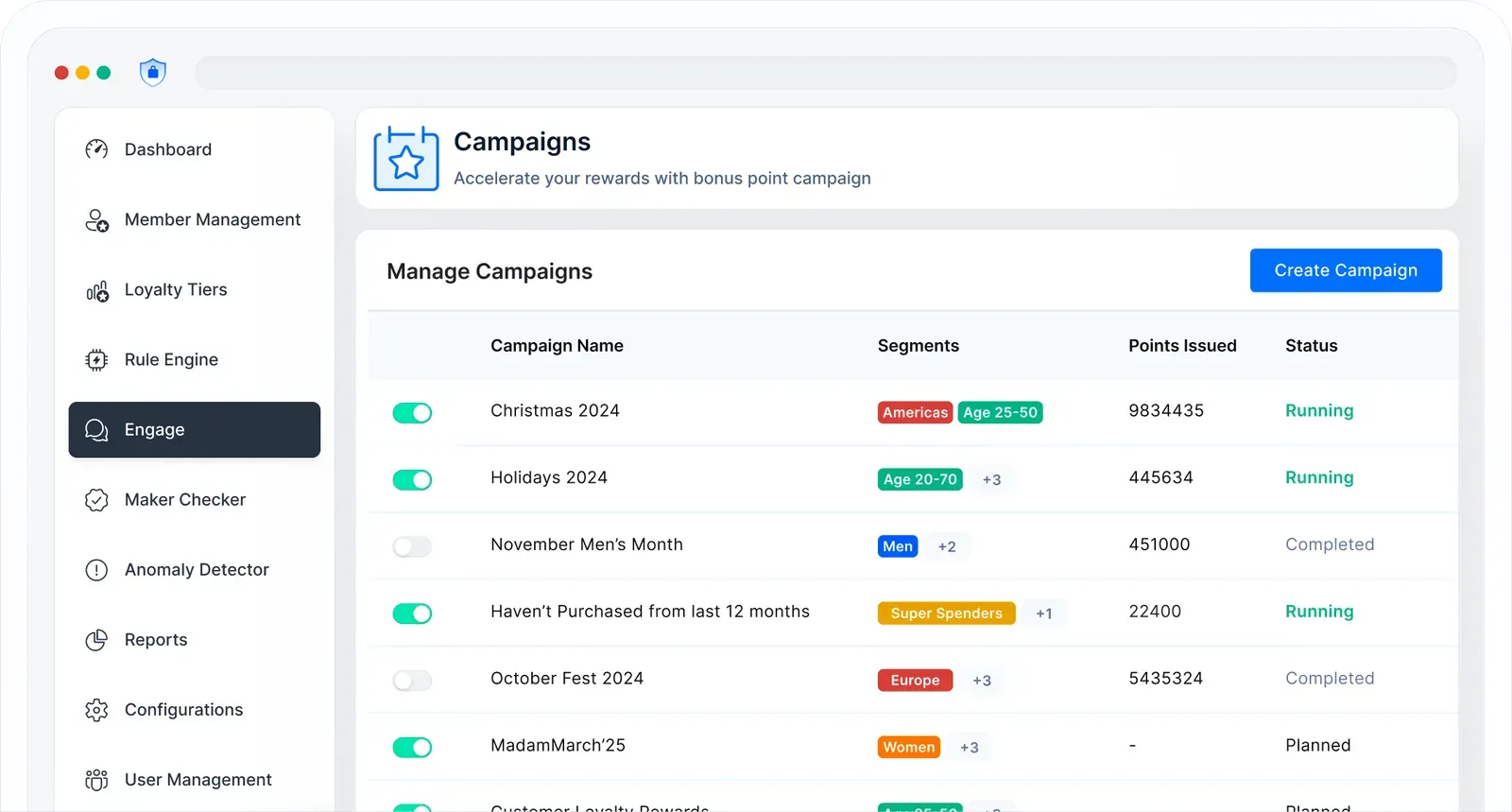 Loyalife-manage campaigns