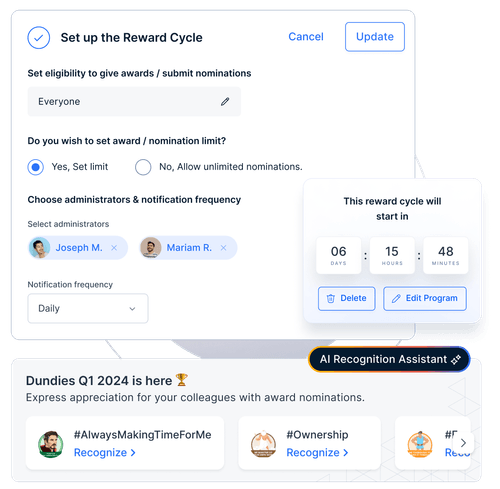 Empuls simplify employee recognitions