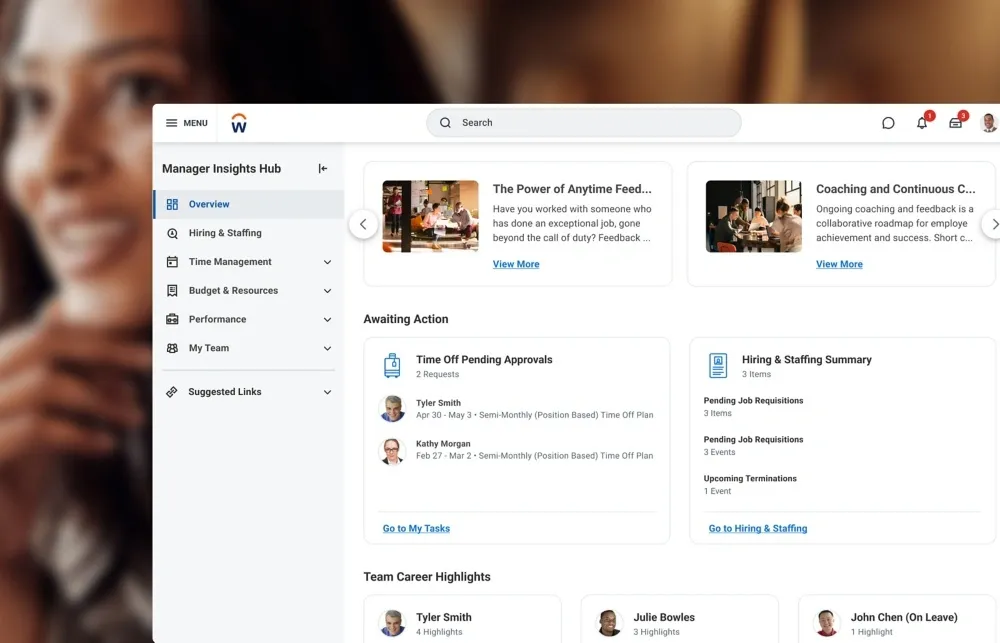employee management tool - Workday HCM