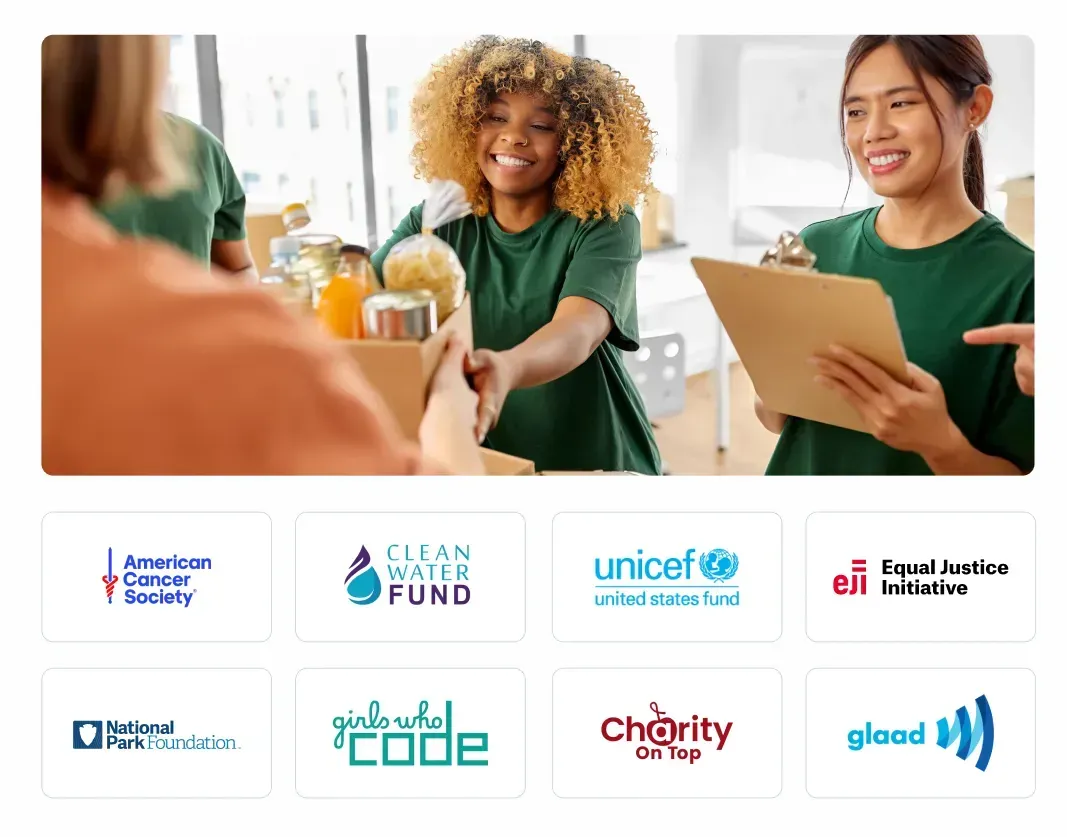 Charity donations on their behalf