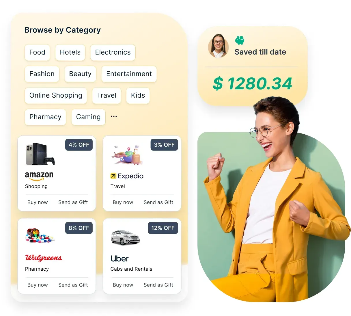Centralized perks and discounts hub