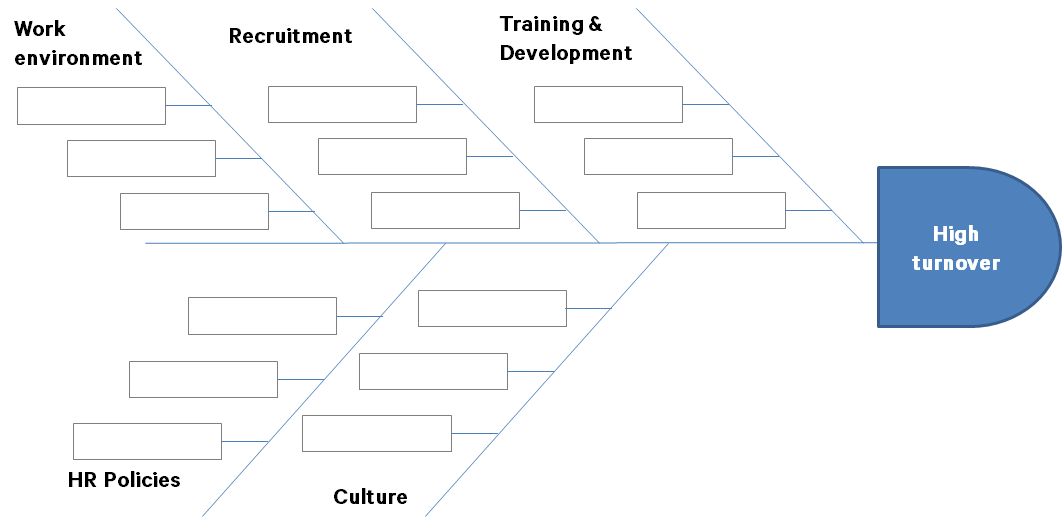 A fishbone diagram example, Picture