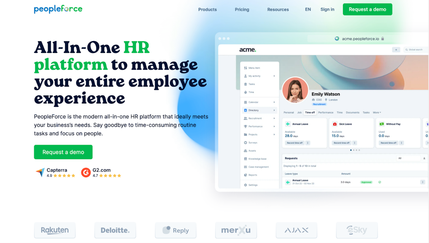 Peopleforce for HR