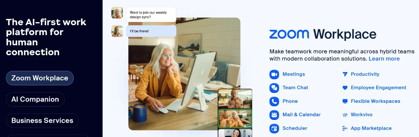 Workplace Commnunication Softwares - Zoom