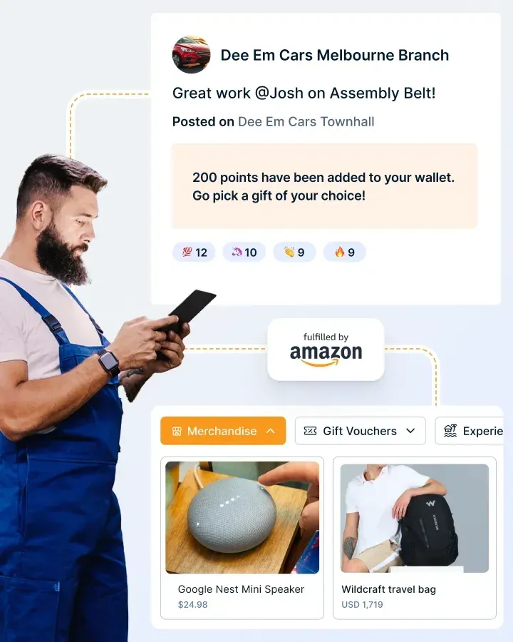 Empuls: Merachise and Gift vouchers for employees