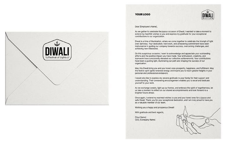 Personal Diwali note from leadership