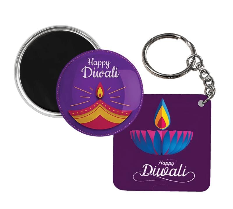 Themed keychains and magnets