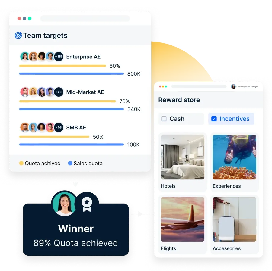 Empuls built-in gamification and automated sales contests