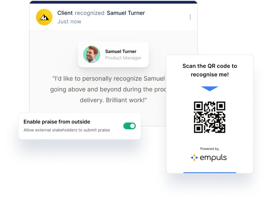 Empuls external recognition features