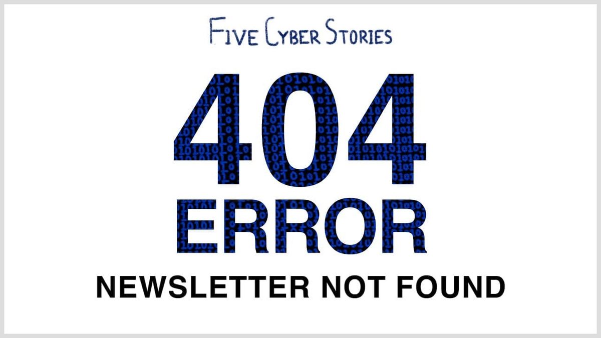 404 ERROR - NEWSLETTER NOT FOUND
