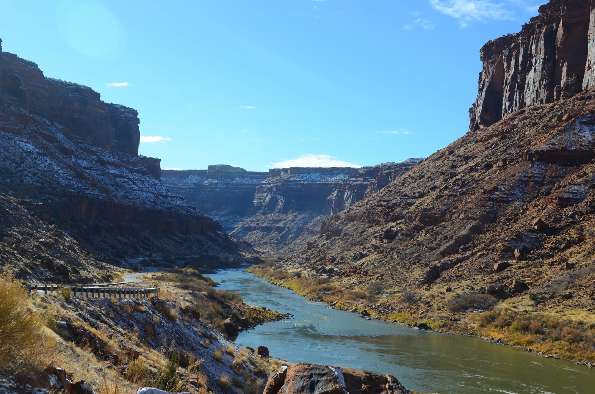 The Colorado River near Moab, Utah.