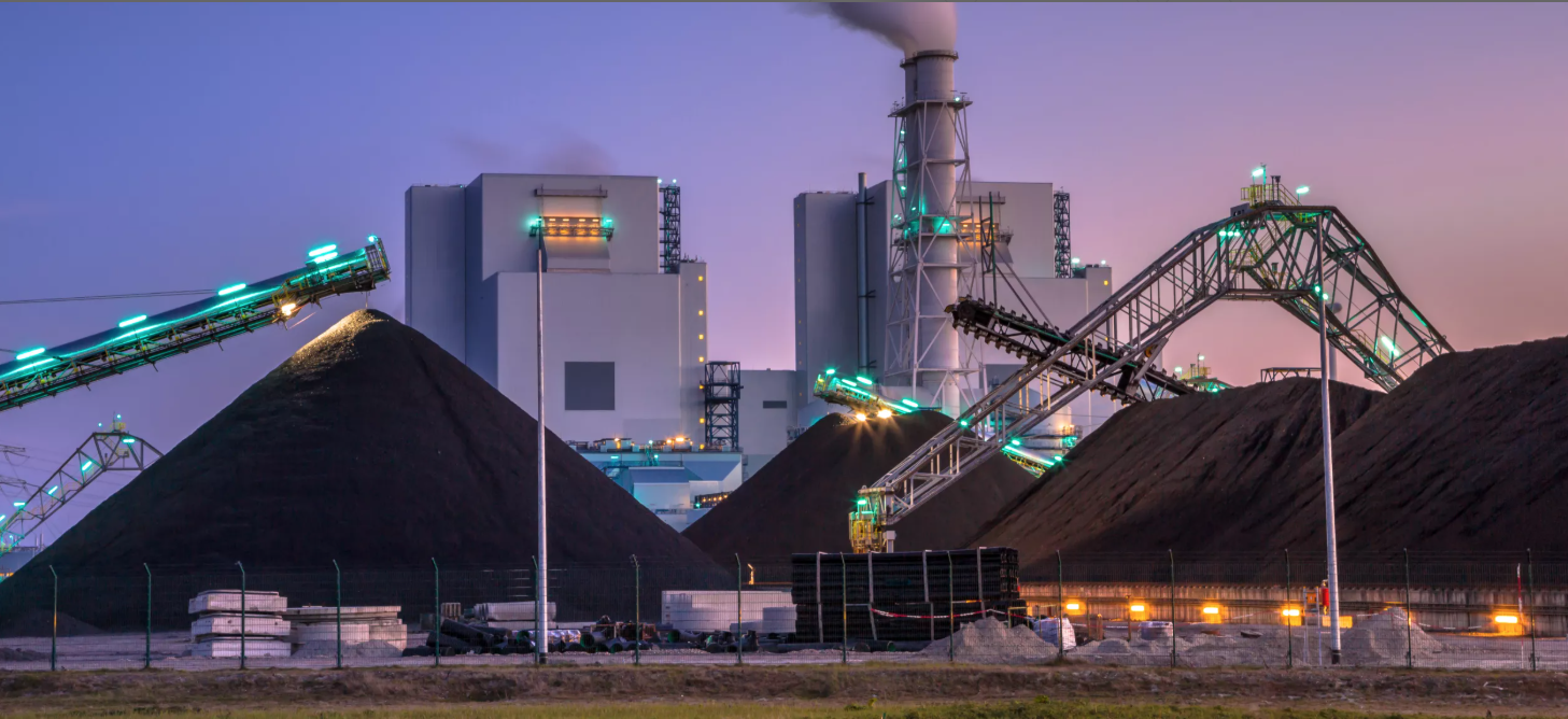 A coal-fired power plant