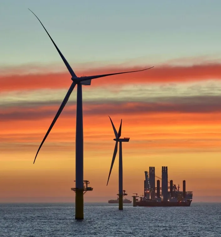 Offshore wind turbines photo. The Trump regime is determined to make sure that offshore wind turbines aren't part of the U.S. energy mix.
