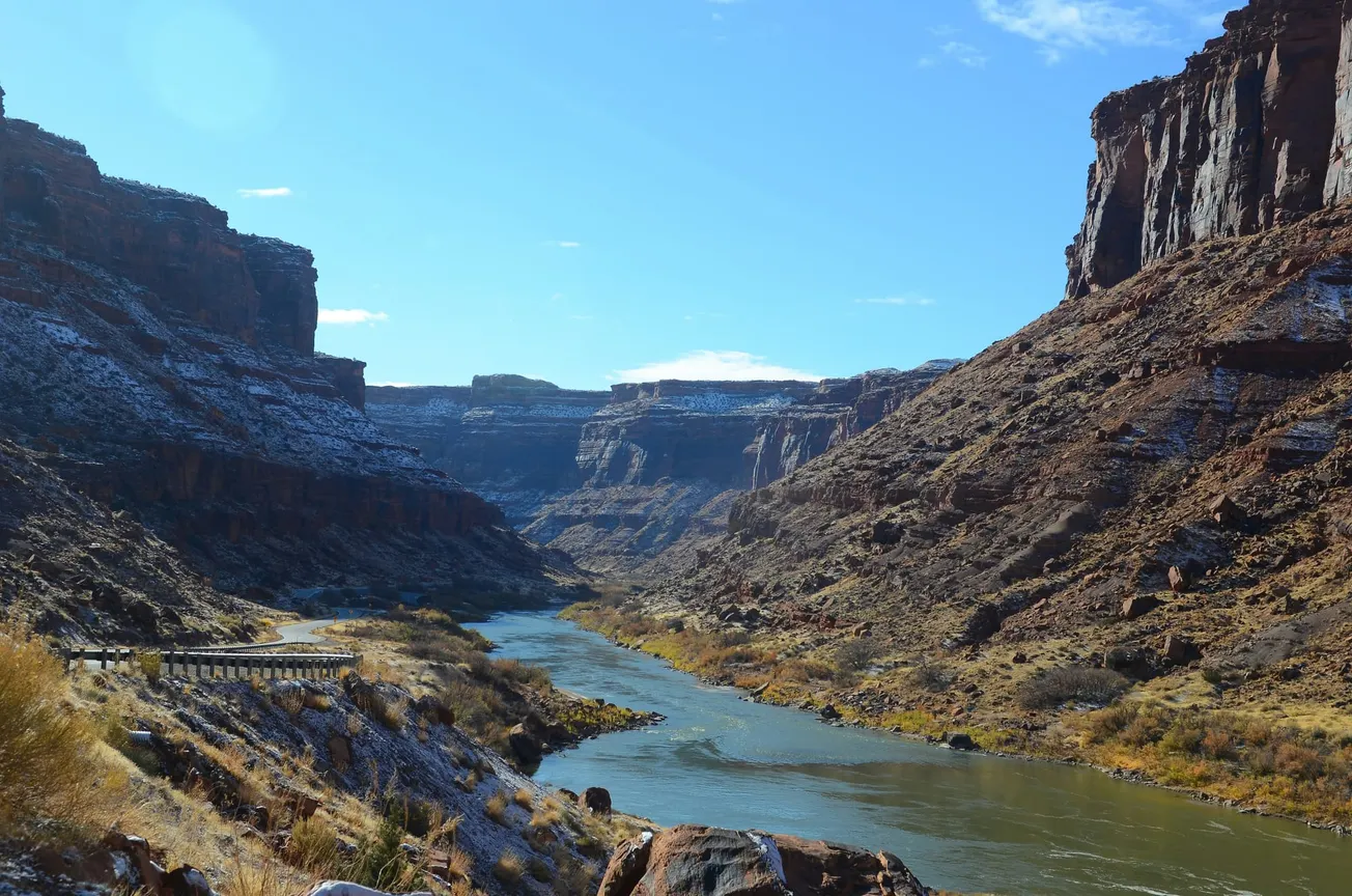 The Colorado River near Moab, Utah.