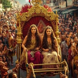 Julia:  The Festival of the Chariots - excerpt from the novel A Year and A Day