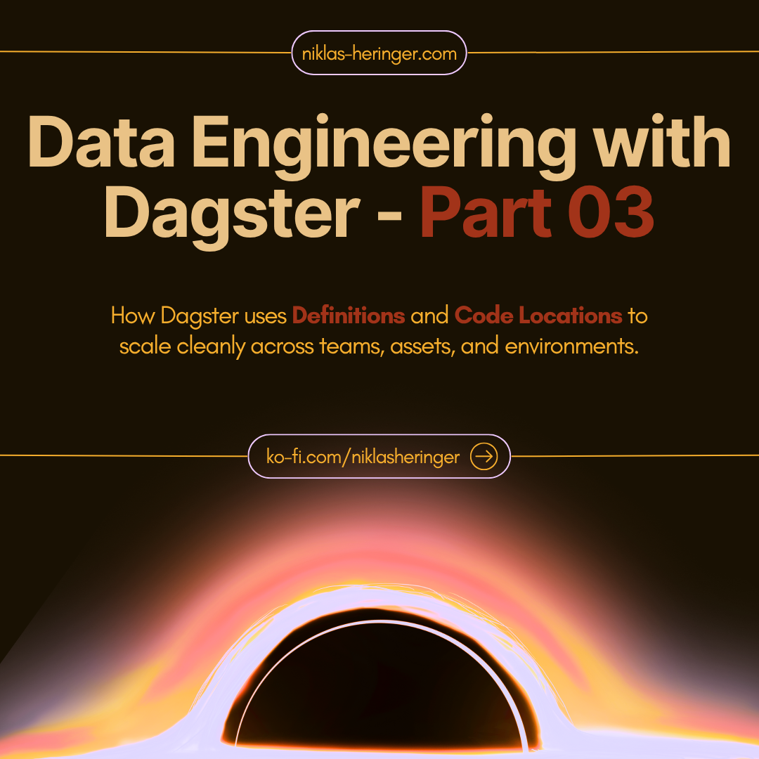 Data Engineering With Dagster - Part Three: Definitions and Code Locations