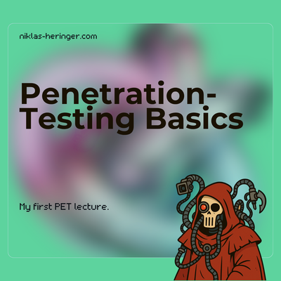 Basic Introduction to Penetration Testing – some basics & reflected XSS (Session 1 - Part 1)
