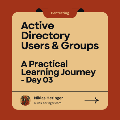 Active Directory Journey Day Three - All about Users & Groups