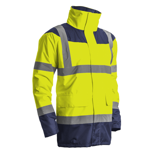 Parka hiver haute visibilité KETA Coverguard jaune fluo