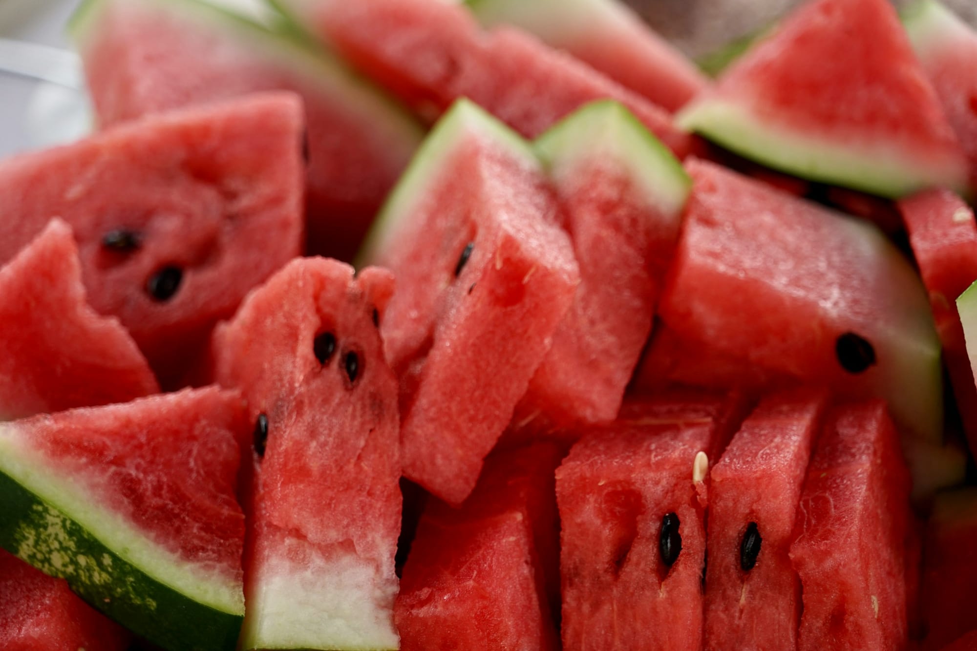 Picture of chunks of watermelon.