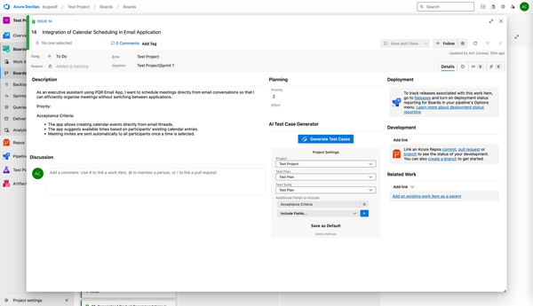 Explore Our AI Test Case Generator Project in Azure