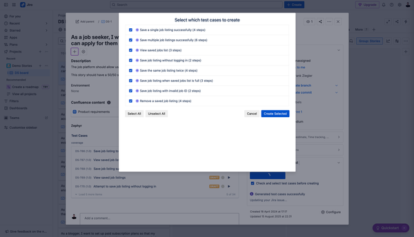 Enhancing Test Case Preview in AI Test Case Generator for Jira