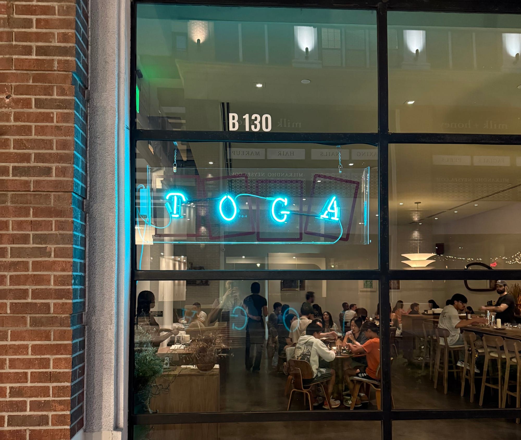 RESTAURANT REVIEW: Toga