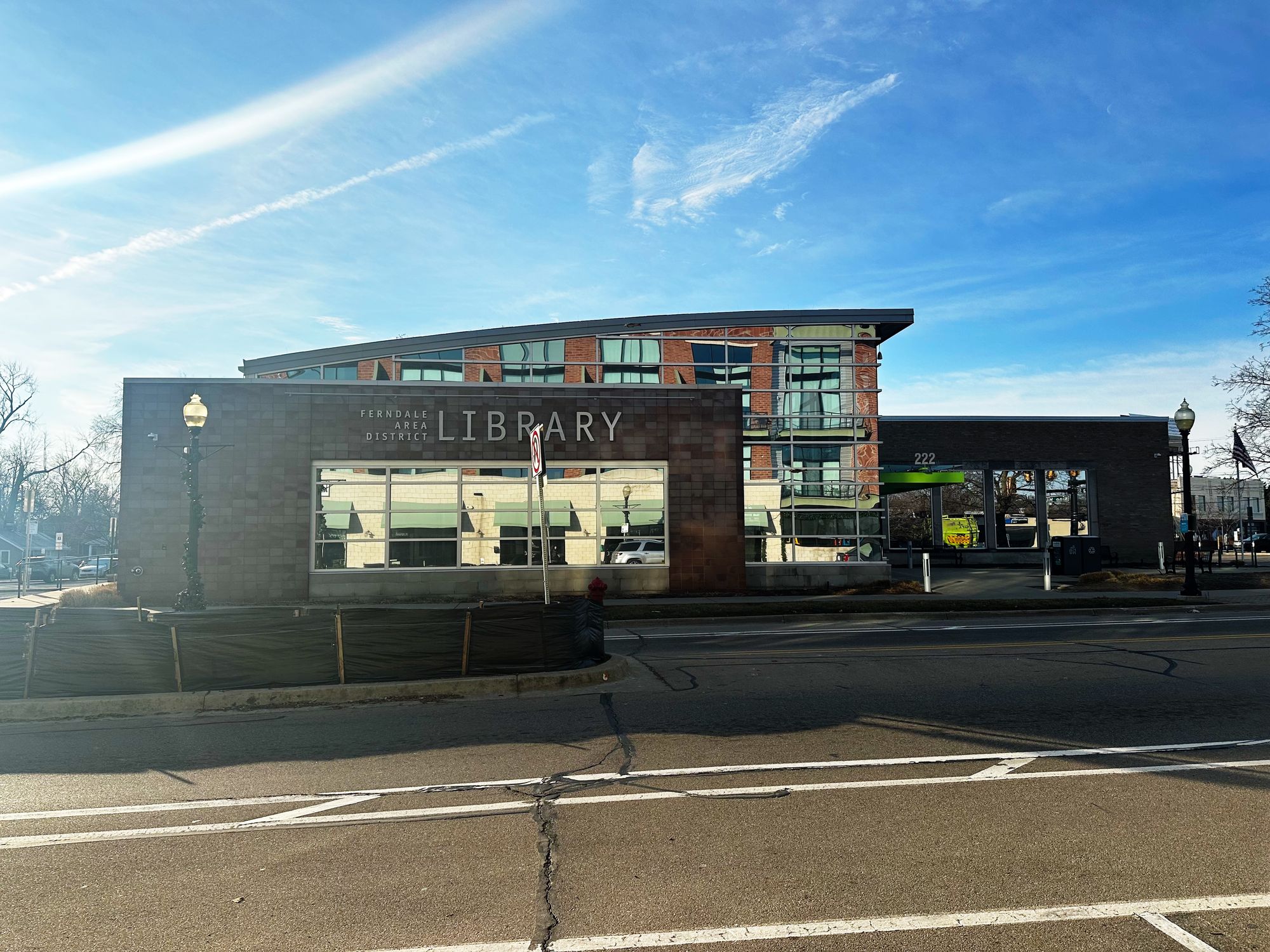 Ferndale Area District Library, when I was there in January 2023